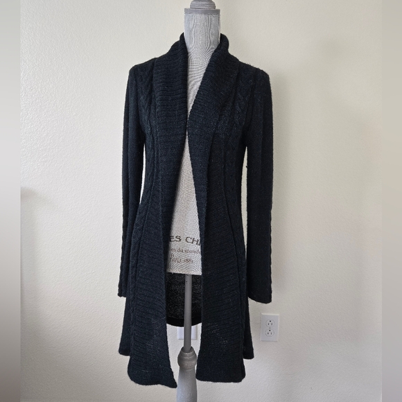 Indigenous 100% Alpaca Cardigan Forest Green Color Made in Peru Size Large - Picture 1 of 16